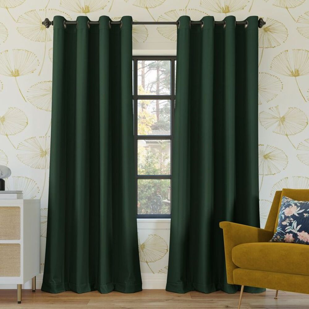 Sun Zero - 52"x84" Sun Zero Blackout Oslo Theater Grade Gromm Green